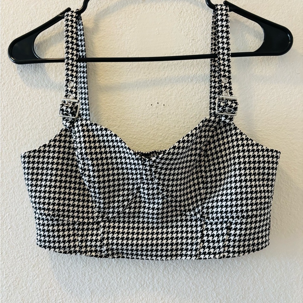 Divided by H&M Black and White Women's Top